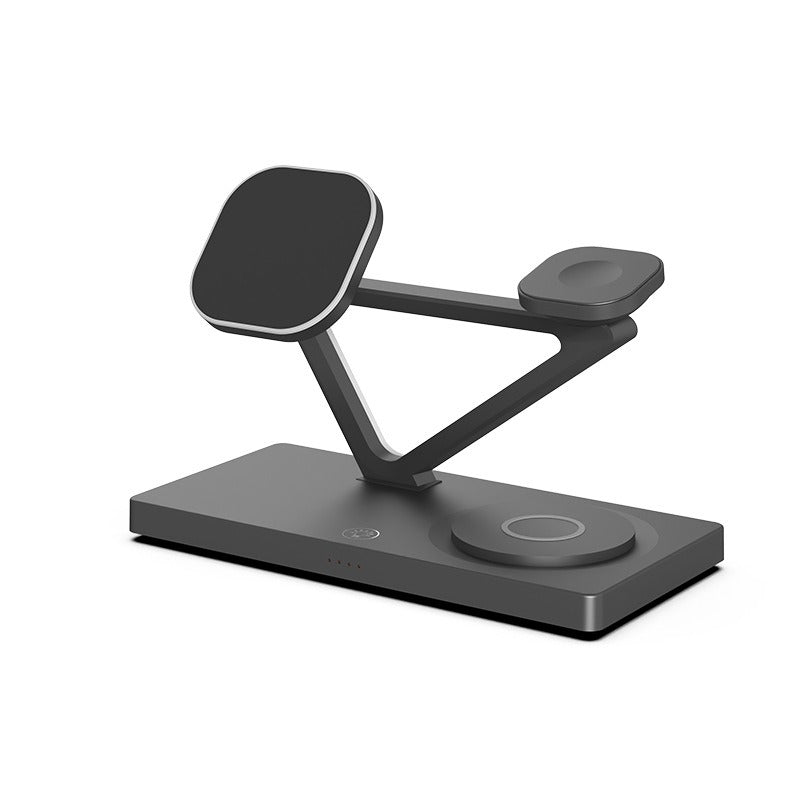 5-in-1 Magnetic 15W Wireless Charging Station – Phone, Watch & Earphones
