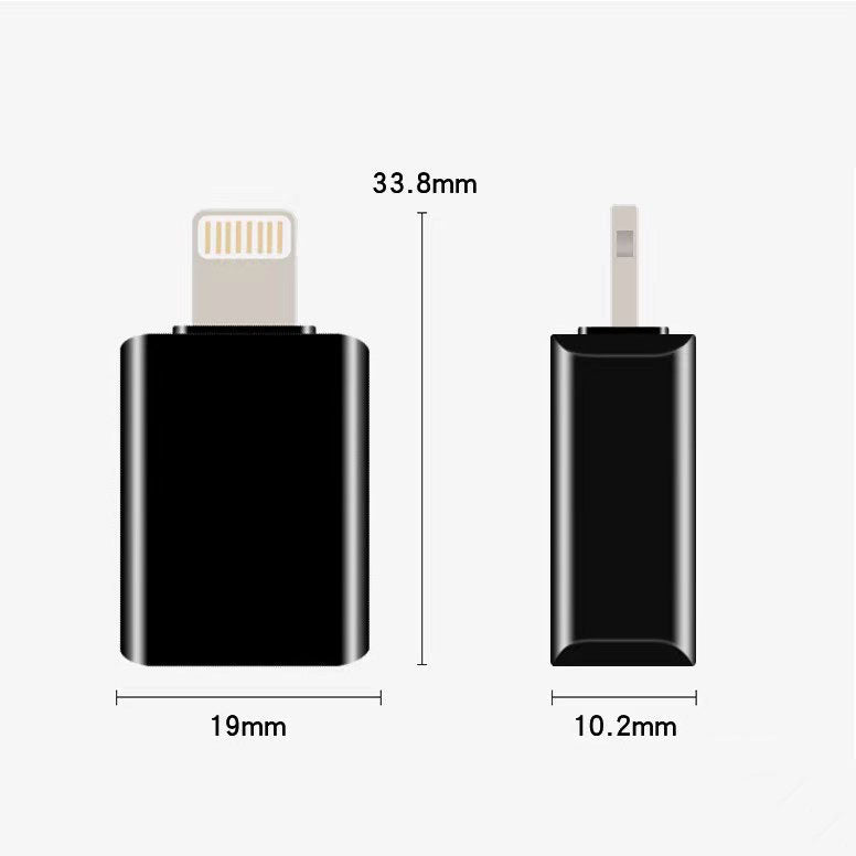 Lightning to USB 3.0 OTG Adapter for iPad & iPhone – White
