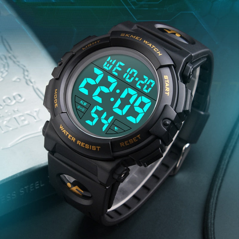 SKMEI 1258 Chronograph Sport Watch for Men – 50M Waterproof