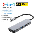 5-in-1 USB-C Hub – 4K HDMI, USB 3.0 & PD100W for MacBook & iPad Pro