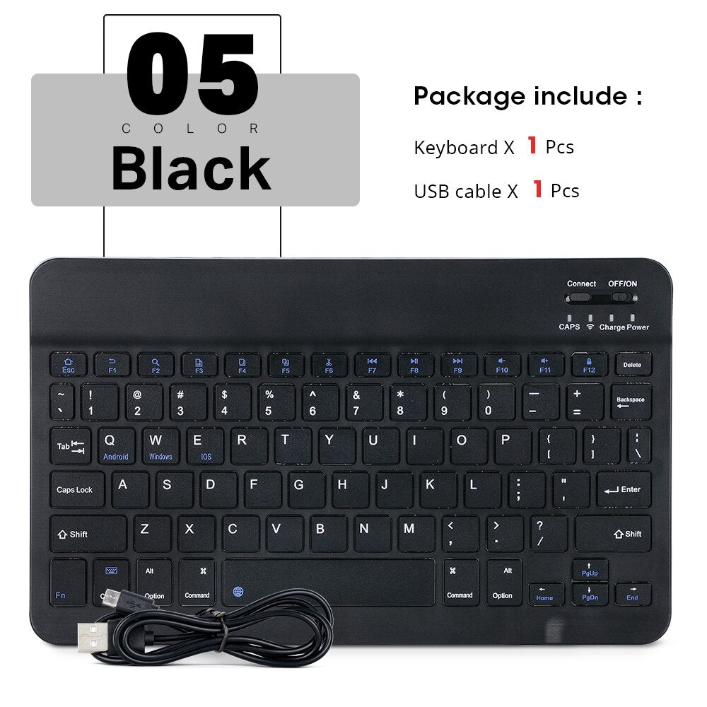 Mini Wireless Bluetooth Keyboard for iPad, iPhone & Android