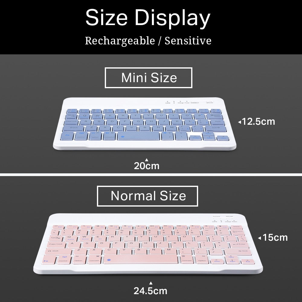 Mini Wireless Bluetooth Keyboard for iPad, iPhone & Android