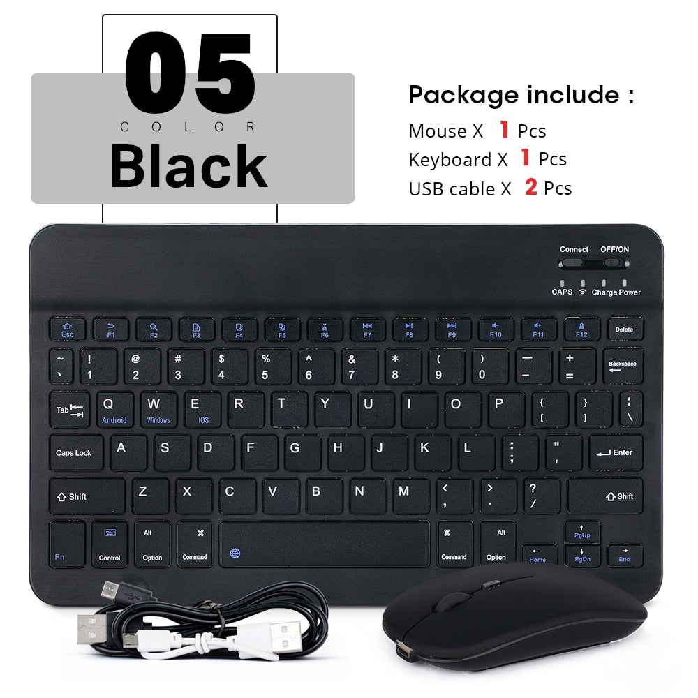 Mini Wireless Bluetooth Keyboard for iPad, iPhone & Android