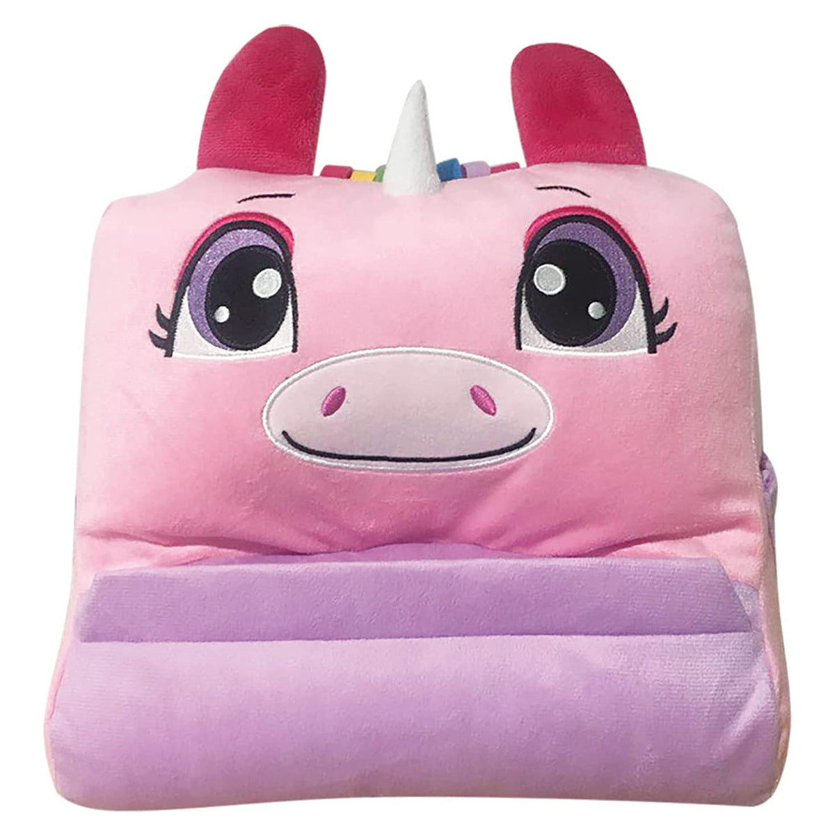 Unicorn Plush Pillow Stand for iPad & Tablets – Kids’ Lazy Reader