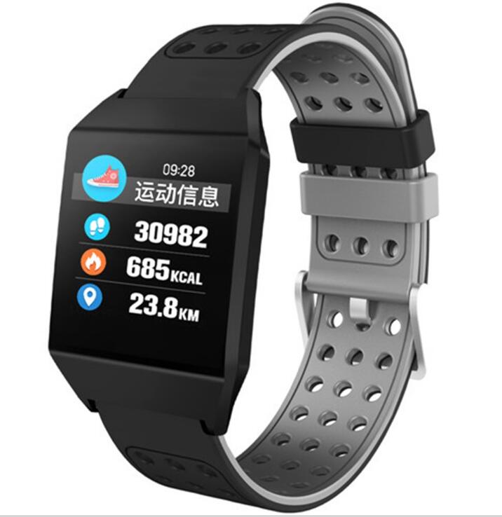 W1S Smart Fitness Watch – Heart Rate & Blood Pressure Monitor