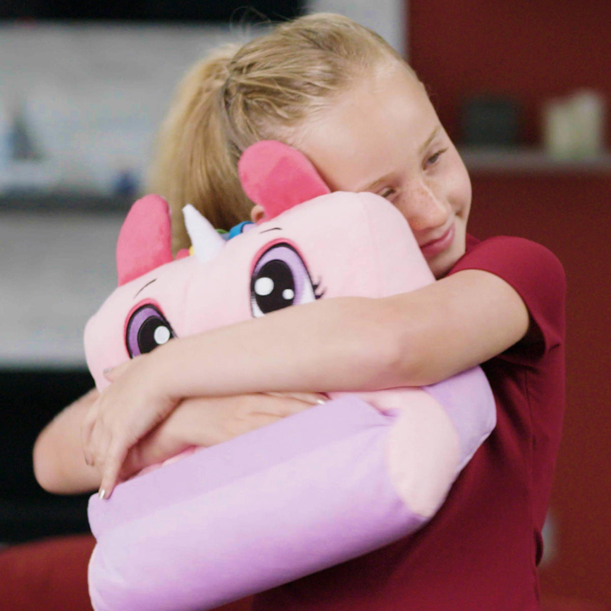Unicorn Plush Pillow Stand for iPad & Tablets – Kids’ Lazy Reader