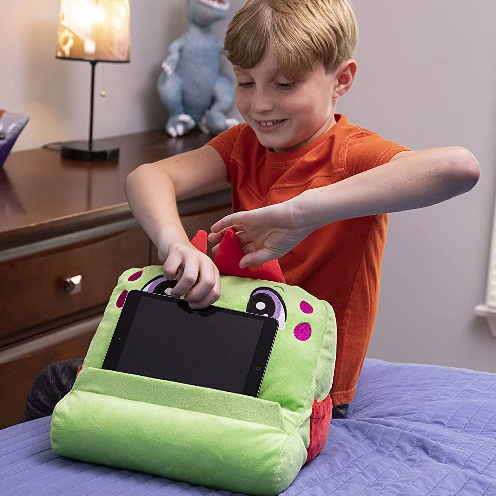 Unicorn Plush Pillow Stand for iPad & Tablets – Kids’ Lazy Reader