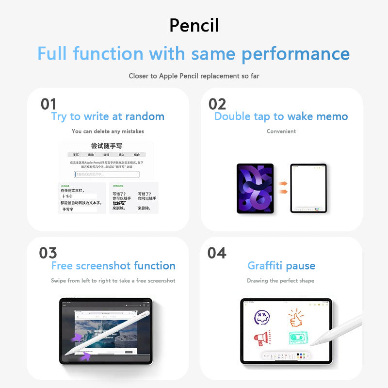 Magnetic Charging Stylus Pen for Apple iPad (3rd Gen)