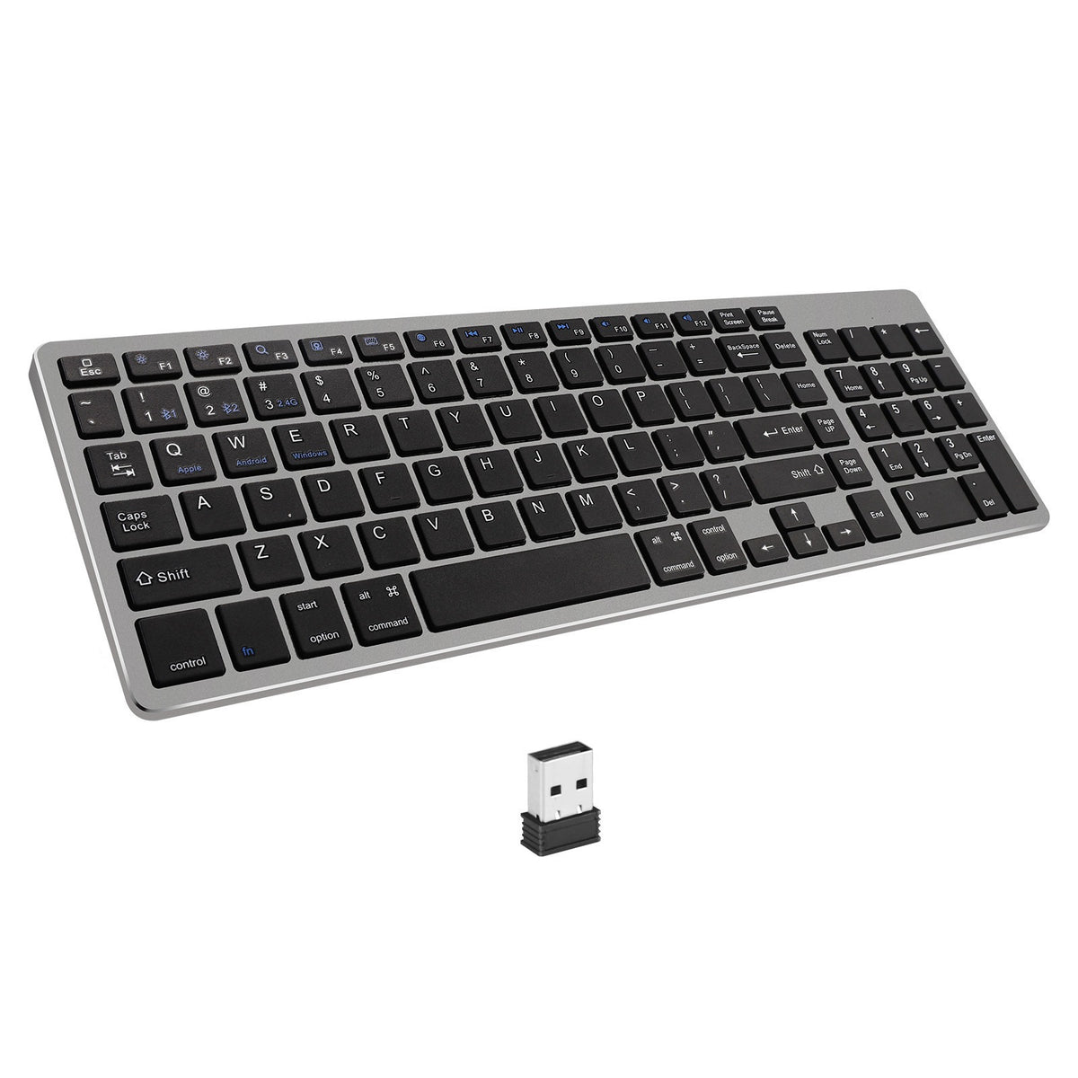 Wireless Bluetooth Keyboard & Mouse Set for iPad – Silent Keys