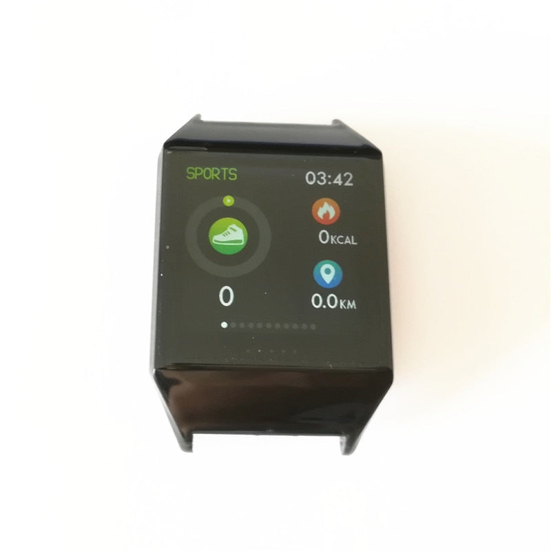 W1S Smart Fitness Watch – Heart Rate & Blood Pressure Monitor