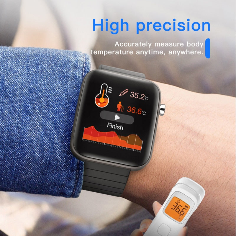 Smart Fitness Watch – Heart Rate, Blood Pressure & Oxygen Monitor