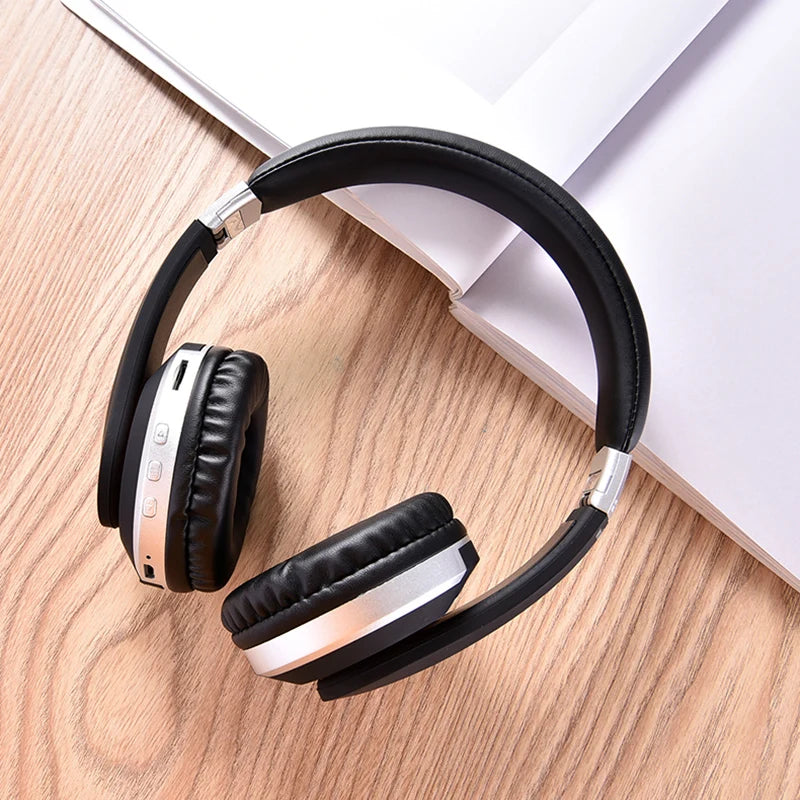 Foldable Wireless Bluetooth Headphones with Mic & TF Card Slot