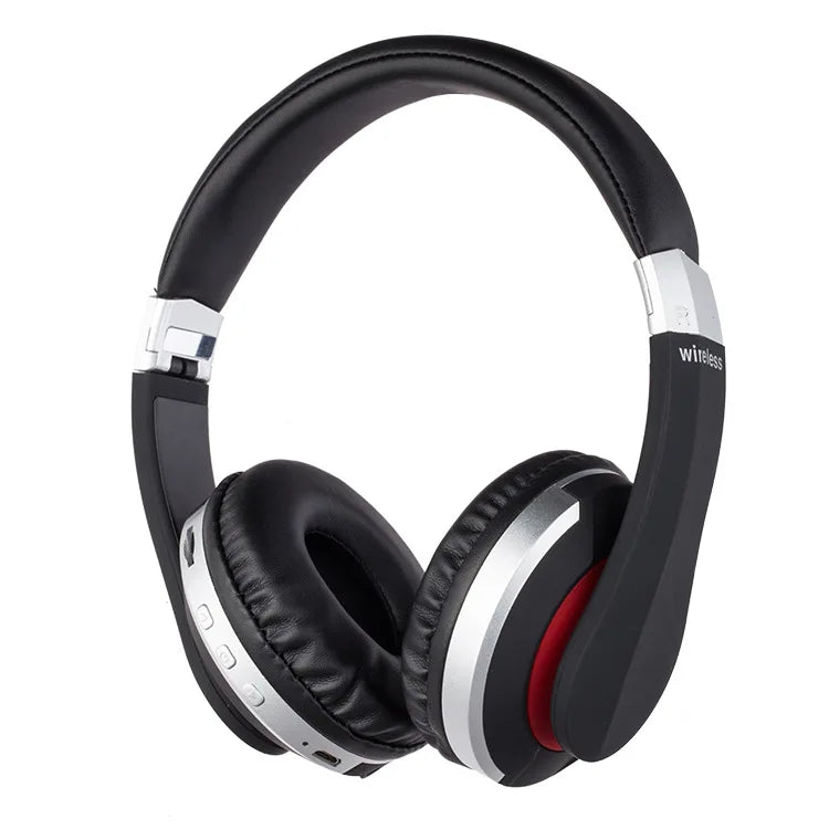 Foldable Wireless Bluetooth Headphones with Mic & TF Card Slot