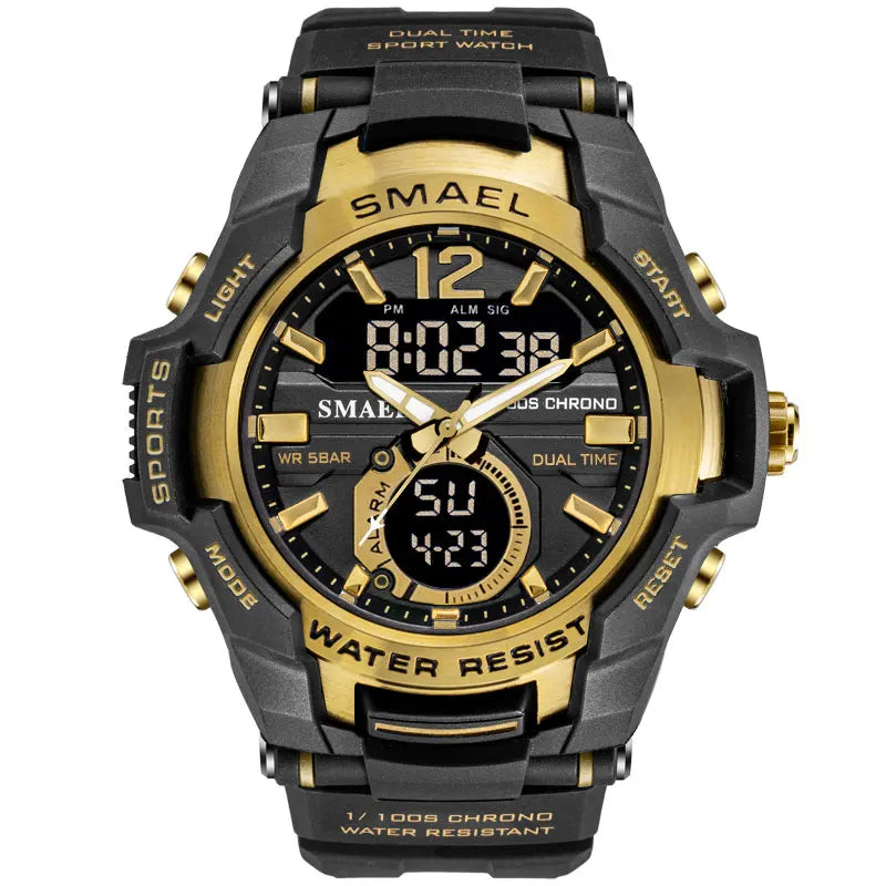 SMAEL Digital Military Sport Watch – 50M Waterproof (1805) – Alt Colour