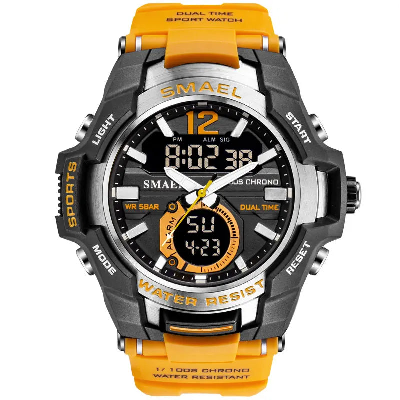 SMAEL Digital Military Sport Watch – 50M Waterproof (1805) – Alt Colour