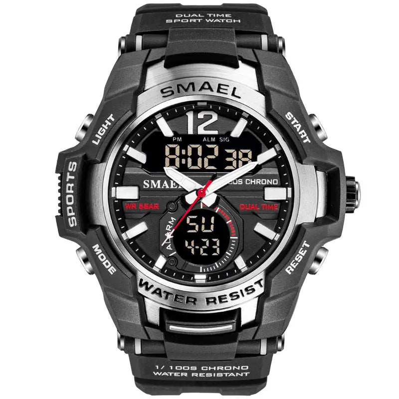SMAEL Digital Military Sport Watch – 50M Waterproof (1805) – Alt Colour
