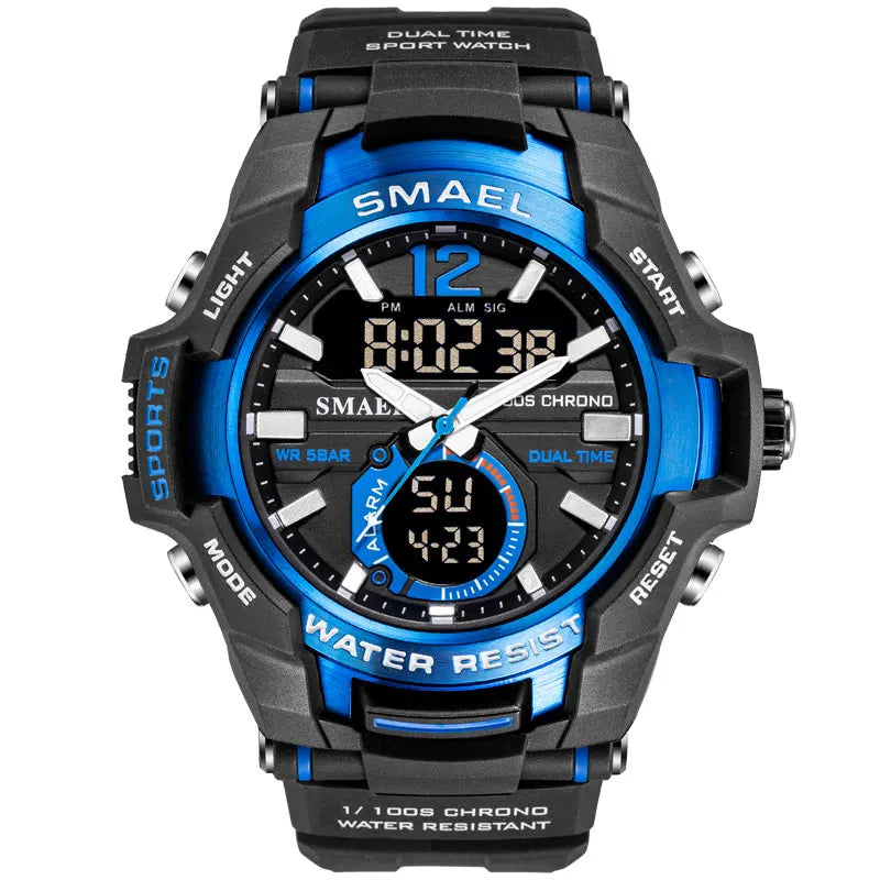 SMAEL Digital Military Sport Watch – 50M Waterproof (1805)
