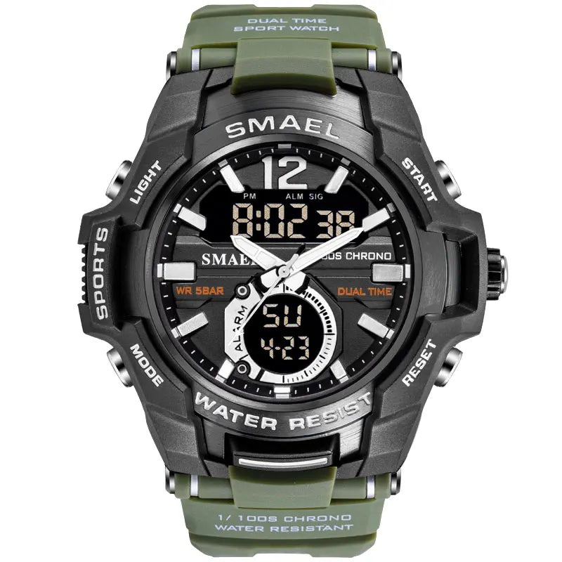 SMAEL Digital Military Sport Watch – 50M Waterproof (1805) – Alt Colour