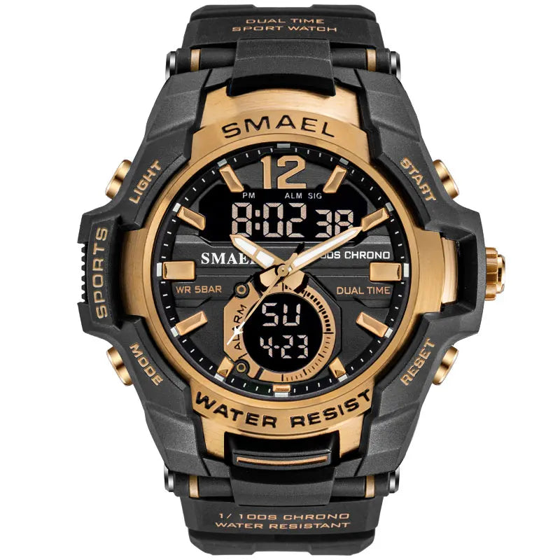 SMAEL Digital Military Sport Watch – 50M Waterproof (1805)