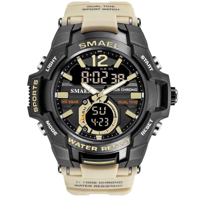 SMAEL Digital Military Sport Watch – 50M Waterproof (1805) – Alt Colour