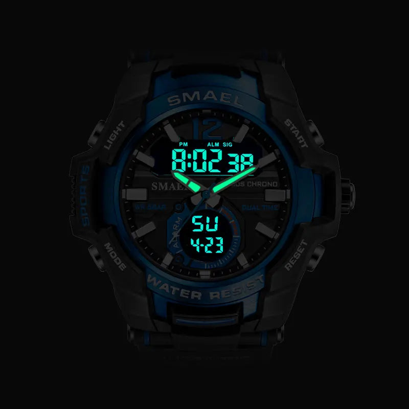 SMAEL Digital Military Sport Watch – 50M Waterproof (1805) – Alt Colour